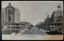 Vintage Postcard 1901-07 Pa. Avenue, Seaside, Strand Hotel, Atlantic City, NJ picture