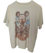 Vintage DISNEY STUDIO COLLECTION TIKI KINGDOM MICKEY MOUSE T SHIRT Youth Large picture