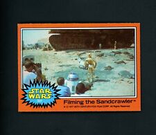 Filming the Sandcrawler 1977 Topps Star Wars #327 NM-MT picture