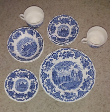 Vintage Wedgwood Royal Homes of Britain 10 Pieces Table Place Setting for 2 picture