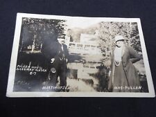 1937 Postcard RPPC Pullen - House Skagway Alaska Martin Itjen & Mrs Pullen picture