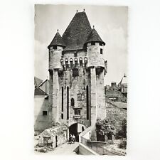 Nevers France Croux Gate RPPC Postcard 1940s Medieval Tower French Porte D1462 picture