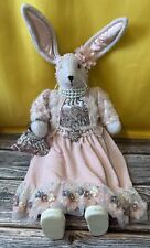Karen Didion Easter Bunny Collection Pink Sitting Bunny picture
