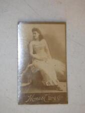 1880's Duke Tobacco Card Honest Long Cut BEAUTIFUL WOMAN LOW $$ picture