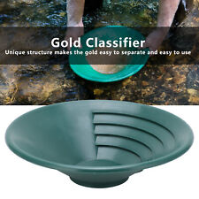 260mm Gold Panning Pan ABS Gold Sifting Classifier Washing Sieve Tray - Green picture