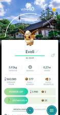  Pokemon GO SEOUL Location Card EEVEE Hat Trade Evoli Safari Zone Exchange picture