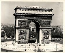 LD279 Original Photo ARC DE TRIOMPHE MONUMENT IN PARIS FRANCE CHAMPS-ELYSEES picture