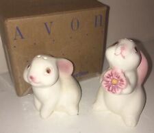 1983 Vintage Easter Decor Bunny Salt & Pepper Shakers Rabbit Spring Bunny Mates picture