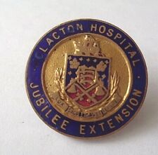 CLACTON HOSPITAL JUBILEE EXTENSION ENAMEL LAPEL  BADGE picture