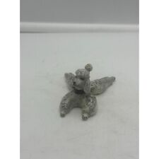 Vintage Poodle Figurine Sprawled Out MCM picture