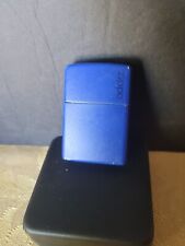 VERY COOL LOOKING ZIPPO - Unusual Royal Blue Matte Finish picture