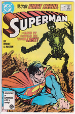 Superman #1, DC Comics 1987 VF/NM 9.0 Volume 2 First issue by John Byrne picture