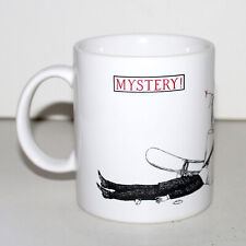 Vintage Edward Gorey Mystery coffee tea Mug PBS Masterpiece murder crime picture