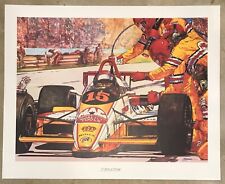 Buick print A lesson in Courage Jim Crawford's Lola Buick at Indy 1988 Bergandy picture