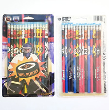 Vintage 1994 Pentech NHL Western & 1998 Eastern Conference HOCKEY Pencils Packs picture