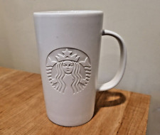 STARBUCKS  Tall  Coffee Mug  2014  EMBOSSED MERMAID  16 oz.  HTF picture