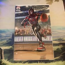 Amazing Spider-Man 68 Kael Ngu Basketball Trade Variant Miles Morales picture
