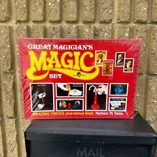 VTG c.1980s Great Magician's Magic Set w/ 75 Tricks by Royal Magic New / Sealed  picture