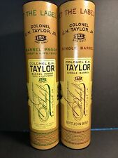 Colonel EH Taylor BARREL PROOF and SINGLE BARREL  Bourbon. Bottles With Tubes picture