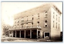 c1910's Commercial Hotel Keeseville NY, On Lake Champlain RPPC Photo Postcard picture