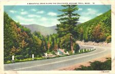 A Beautiful Drive Along The Cold River, Mohawk Trail, Massachusetts Postcard picture