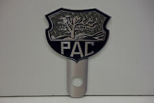 PAC DIE CUT POLICE  PLATE TOPPER SMALL MINI-SIZED 1 3/4