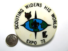 1972 Council Expo, Torchy Plastics Neckerchief N/C Slide Boy Scout Explorer Cub picture