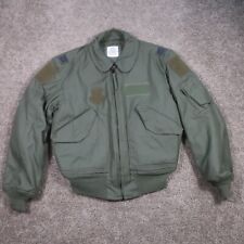 Flyer's Cold Weather FR Jacket Mens M CWU-45 P Green Air Force Military Pilot picture