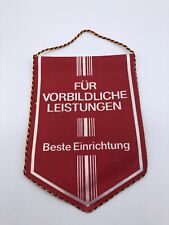 Vintage East German Beautiful Unit Banner #5 - UNISSUED  picture