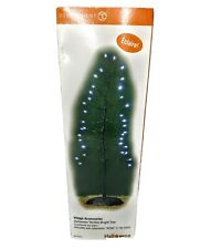 Dept 56 Halloween Fall Village Black Twinkle Brite Tree 55026 Light Up Accessory picture