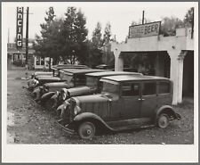 Photo, 1930's Roadside used car display on State Highway 17, Santa Clara Co, CA  picture