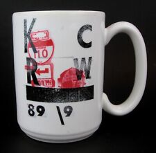 Vintage KCRW 89.9 FM NPR Radio Station Ceramic Coffee Mug picture