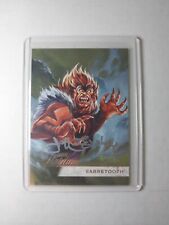 2019 Marvel Flair Jeff Easley Auto Sabretooth 30/30 OMEGA picture
