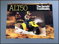 1983 Suzuki ALT50 3-wheeler ATV TrailBuddy Vintage Sales Brochure Folder picture