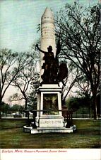 Massacre Monument, Boston Common, Boston, Massachusetts MA Postcard picture