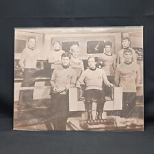 Original Star Trek Cast Classic Sci Fi TV Show Black & White Photo 11