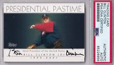 Bill Clinton 2004 Topps Presidential Pastime #PP41 PSA/DNA SIGNED CARD AUTOGRAPH picture