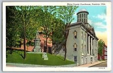 Pomeroy, Ohio OH - Meigs County Courthouse - Vintage Postcard - Posted 1948 picture