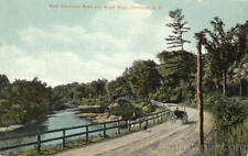 West Claremont Road And Sugar River,NH Sullivan County New Hampshire Postcard picture