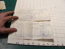 vintage paper - ISRAEL  2 paid against the U?M cheques 1969 receipts 42318 37334 picture