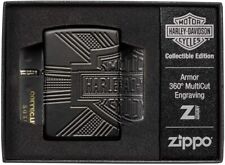 Zippo 49176 Harley Davidson 2020 Collectible Of The Year COY Black Matte Lighter picture