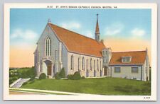 Vintage Postcard St. Ann's Roman Catholic Church Bristol, Virginia picture