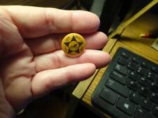 C1880s STAR BUGGY CO. CELLULOID LAPEL STUD PIN TROY OHIO VG picture