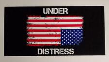 UNDER DISTRESS RESISTANCE USA FLAG AMERICA BUMPER STICKERS FREEDOM U.S.A. picture