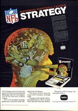 1971 PAPER AD COLOR NFL Football Strategy Game Matchbox Car Truck Preschool Toy picture
