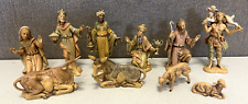 Vintage 1983 Fontanini Depose Italy Nativity Set Figures Lot 10 picture