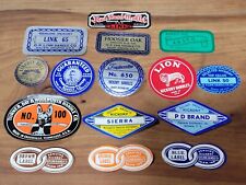 Lot Of 15 NOS Different Vintage Hickory Handle Labels Axes Tool Hardware Hammer picture