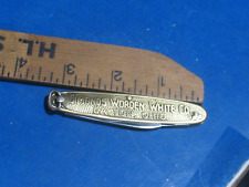 Vtg  SWW Co Ring Turn To Open  Pocket Knife USA Dayton Grinding Wheels & Etc picture