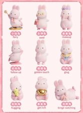 9pcs Cute Anime MOMO Bunny Rabbit Daily Series PVC Figure Art Designer Toy Model picture