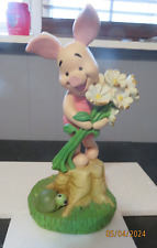 Large Adorable Piglet and Froggy Statute - Great Condition picture